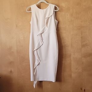 Milly Blush Pink Sleeveless Ruffle Dress